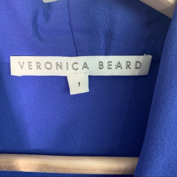 Veronica Beard | beata button down silk blouse top - Picture 3 of 5